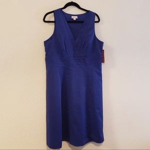 Merona NWT Cocktail Dress Blue Size 16